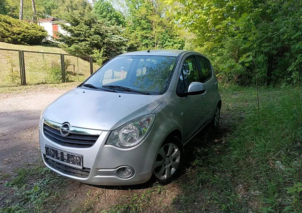 opel Opel Agila cena 11950 przebieg: 145000, rok produkcji 2009 z Olsztyn